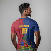 Custom Afro-Haitians Football T shirt Les Grenadiers 2026 World Football - Wonder Print Shop