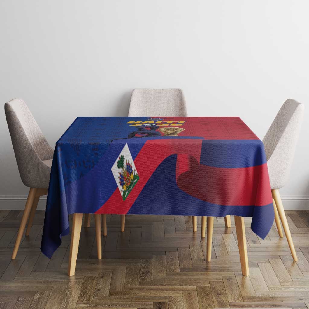 Afro-Haitians Football Tablecloth Les Grenadiers 2026 World Football - Wonder Print Shop