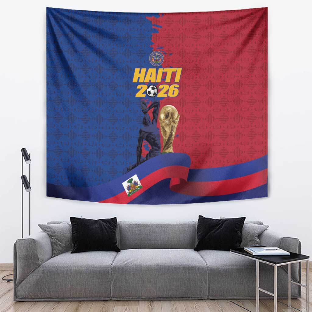Afro-Haitians Football Tapestry Les Grenadiers 2026 World Football - Wonder Print Shop