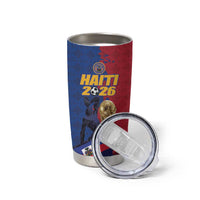 Custom Afro-Haitians Football Tumbler Cup Les Grenadiers 2026 World Football - Wonder Print Shop