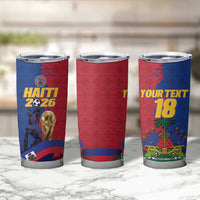 Custom Afro-Haitians Football Tumbler Cup Les Grenadiers 2026 World Football - Wonder Print Shop