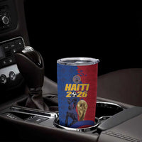 Custom Afro-Haitians Football Tumbler Cup Les Grenadiers 2026 World Football - Wonder Print Shop