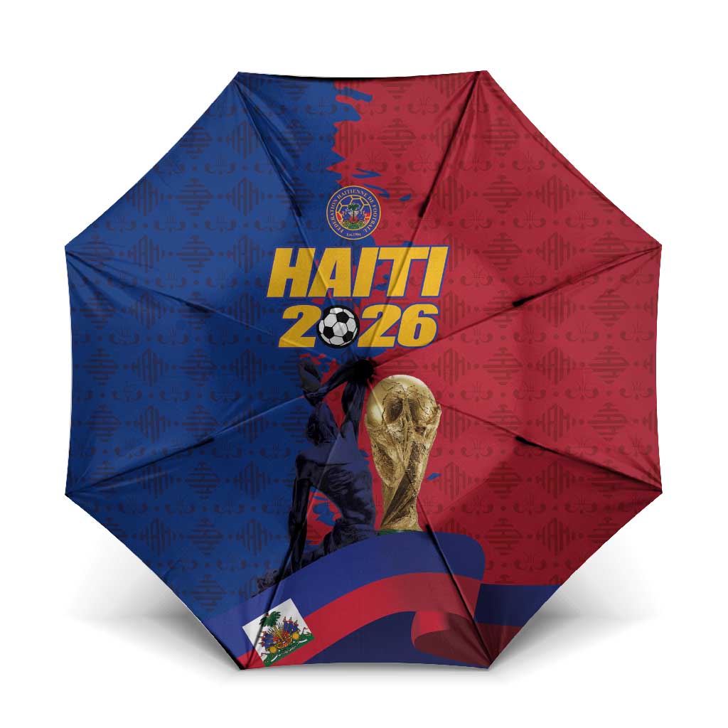 Afro-Haitians Football Umbrella Les Grenadiers 2026 World Football - Wonder Print Shop