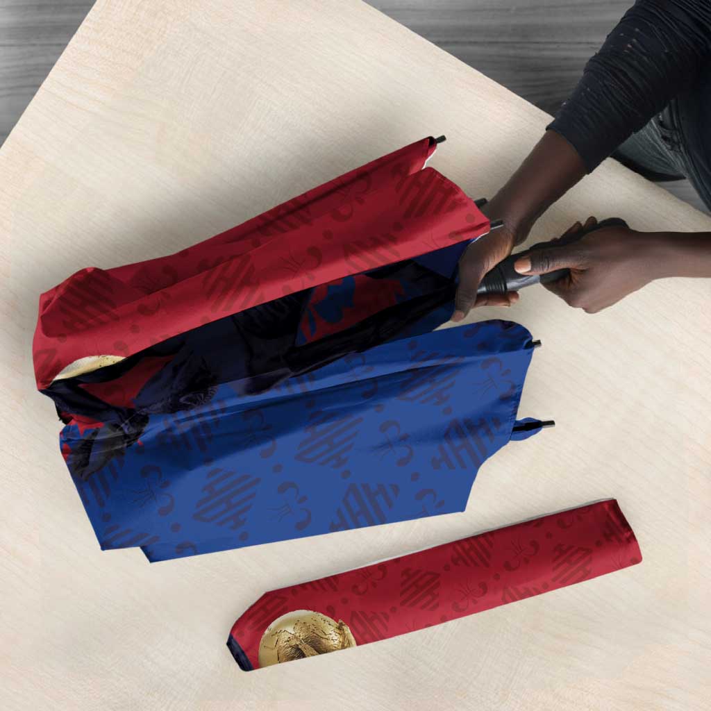 Afro-Haitians Football Umbrella Les Grenadiers 2026 World Football - Wonder Print Shop