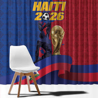 Afro-Haitians Football Window Curtain Les Grenadiers 2026 World Football - Wonder Print Shop