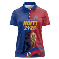 Custom Afro-Haitians Football Women Polo Shirt Les Grenadiers 2026 World Football - Wonder Print Shop