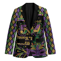Mardi Gras 504 Nola New Orleans Blazer Mask Up Beads Out - Wonder Print Shop