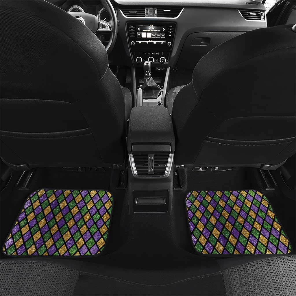 Mardi Gras 504 Nola New Orleans Car Mats Mask Up Beads Out - Wonder Print Shop
