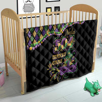 Mardi Gras 504 Nola New Orleans Quilt Mask Up Beads Out - Wonder Print Shop