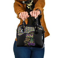 Mardi Gras 504 Nola New Orleans Shoulder Handbag Mask Up Beads Out - Wonder Print Shop