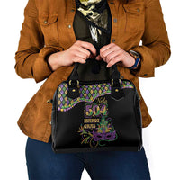 Mardi Gras 504 Nola New Orleans Shoulder Handbag Mask Up Beads Out - Wonder Print Shop