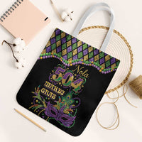 Mardi Gras 504 Nola New Orleans Tote Bag Mask Up Beads Out - Wonder Print Shop