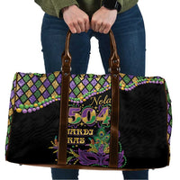 Mardi Gras 504 Nola New Orleans Travel Bag Mask Up Beads Out - Wonder Print Shop