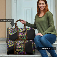 Mardi Gras 504 Nola New Orleans Travel Bag Mask Up Beads Out - Wonder Print Shop