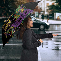 Mardi Gras 504 Nola New Orleans Umbrella Mask Up Beads Out - Wonder Print Shop