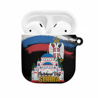 Serbia Statehood Day AirPods Case Saint Sava with Serbian Eagle