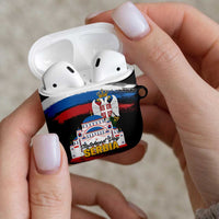 Serbia Statehood Day AirPods Case Saint Sava with Serbian Eagle