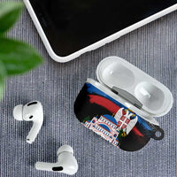 Serbia Statehood Day AirPods Case Saint Sava with Serbian Eagle