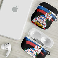 Serbia Statehood Day AirPods Case Saint Sava with Serbian Eagle