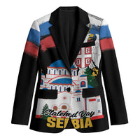 Serbia Statehood Day Blazer Saint Sava with Serbian Eagle