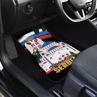 Serbia Statehood Day Car Mats Saint Sava with Serbian Eagle