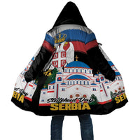 Serbia Statehood Day Cloak Saint Sava with Serbian Eagle