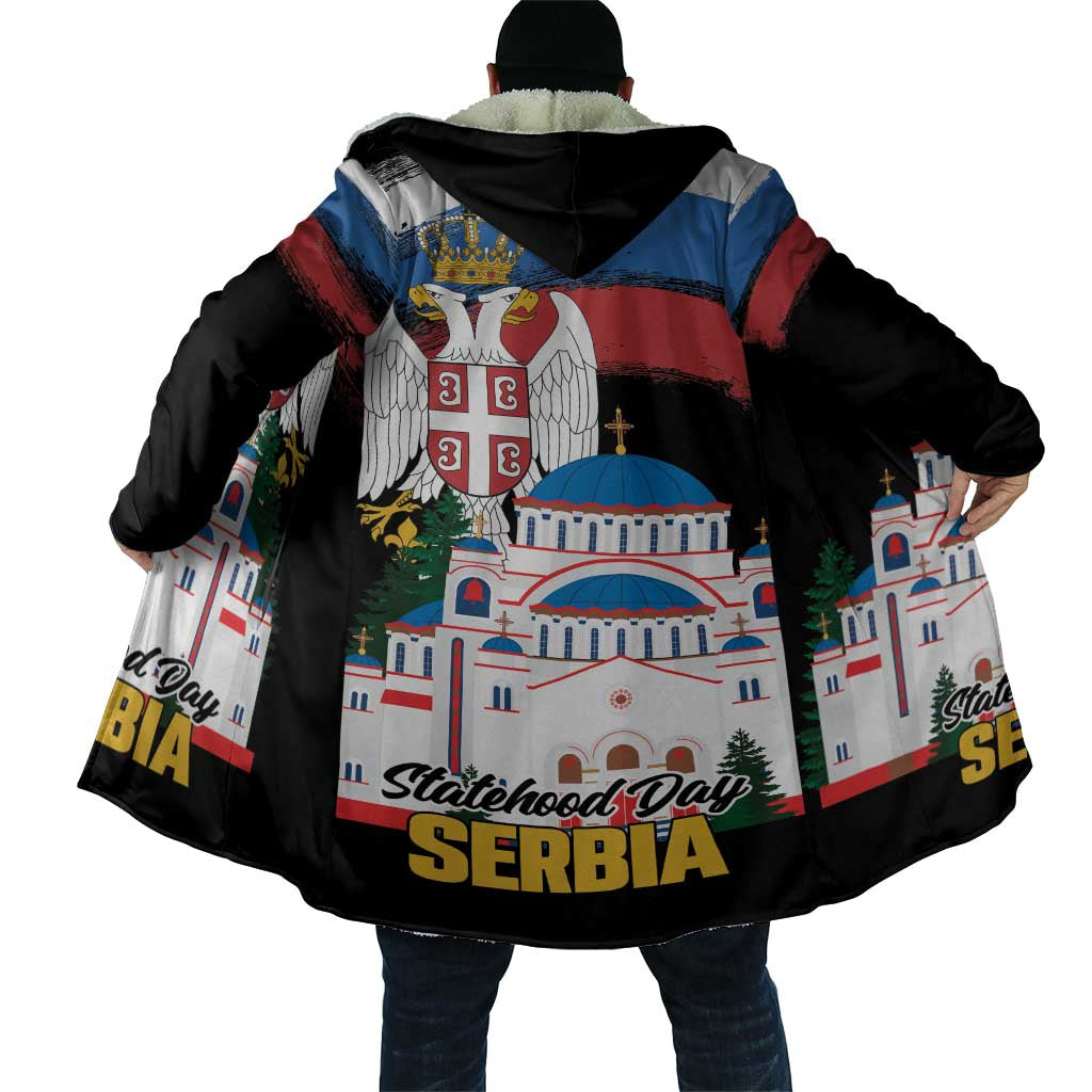 Serbia Statehood Day Cloak Saint Sava with Serbian Eagle