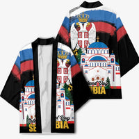 Serbia Statehood Day Kimono Saint Sava with Serbian Eagle
