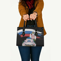 Serbia Statehood Day Leather Bag Saint Sava with Serbian Eagle