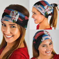 Serbia Statehood Day Neck Gaiter Saint Sava with Serbian Eagle