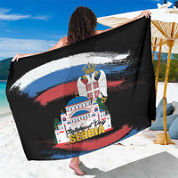Serbia Statehood Day Sarong Saint Sava with Serbian Eagle
