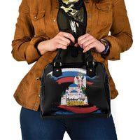 Serbia Statehood Day Shoulder Handbag Saint Sava with Serbian Eagle