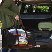 Serbia Statehood Day Travel Bag Saint Sava with Serbian Eagle