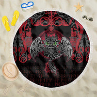 Black Dragon Vikings Beach Blanket - Wonder Print Shop