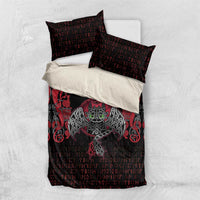 Black Dragon Vikings Bedding Set - Wonder Print Shop