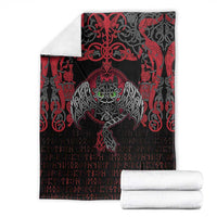 Black Dragon Vikings Blanket - Wonder Print Shop