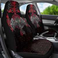 Black Dragon Vikings Car Seat Cover - Wonder Print Shop