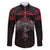 Black Dragon Vikings Family Matching Long Sleeve Bodycon Dress and Hawaiian Shirt - Wonder Print Shop