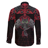 Black Dragon Vikings Family Matching Off The Shoulder Long Sleeve Dress and Hawaiian Shirt - Wonder Print Shop