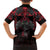 Black Dragon Vikings Family Matching Off Shoulder Short Dress and Hawaiian Shirt - Wonder Print Shop
