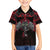 Black Dragon Vikings Family Matching Off Shoulder Short Dress and Hawaiian Shirt - Wonder Print Shop