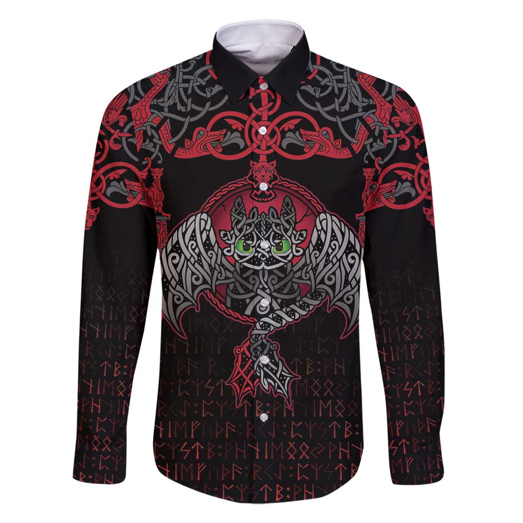 Black Dragon Vikings Family Matching Summer Maxi Dress and Hawaiian Shirt - Wonder Print Shop