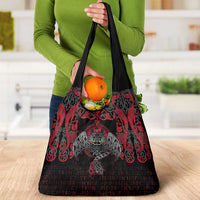 Black Dragon Vikings Grocery Bag - Wonder Print Shop