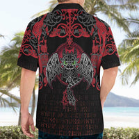 Black Dragon Vikings Hawaiian Shirt - Wonder Print Shop