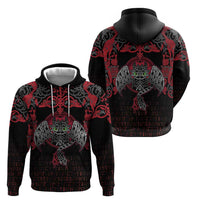 Black Dragon Vikings Hoodie - Wonder Print Shop
