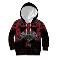 Black Dragon Vikings Kid Hoodie - Wonder Print Shop