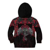 Black Dragon Vikings Kid Hoodie - Wonder Print Shop