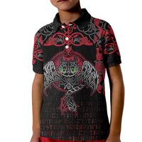 Black Dragon Vikings Kid Polo Shirt - Wonder Print Shop
