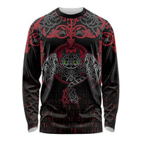 Black Dragon Vikings Long Sleeve Shirt - Wonder Print Shop