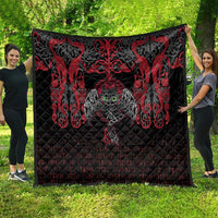 Black Dragon Vikings Quilt - Wonder Print Shop